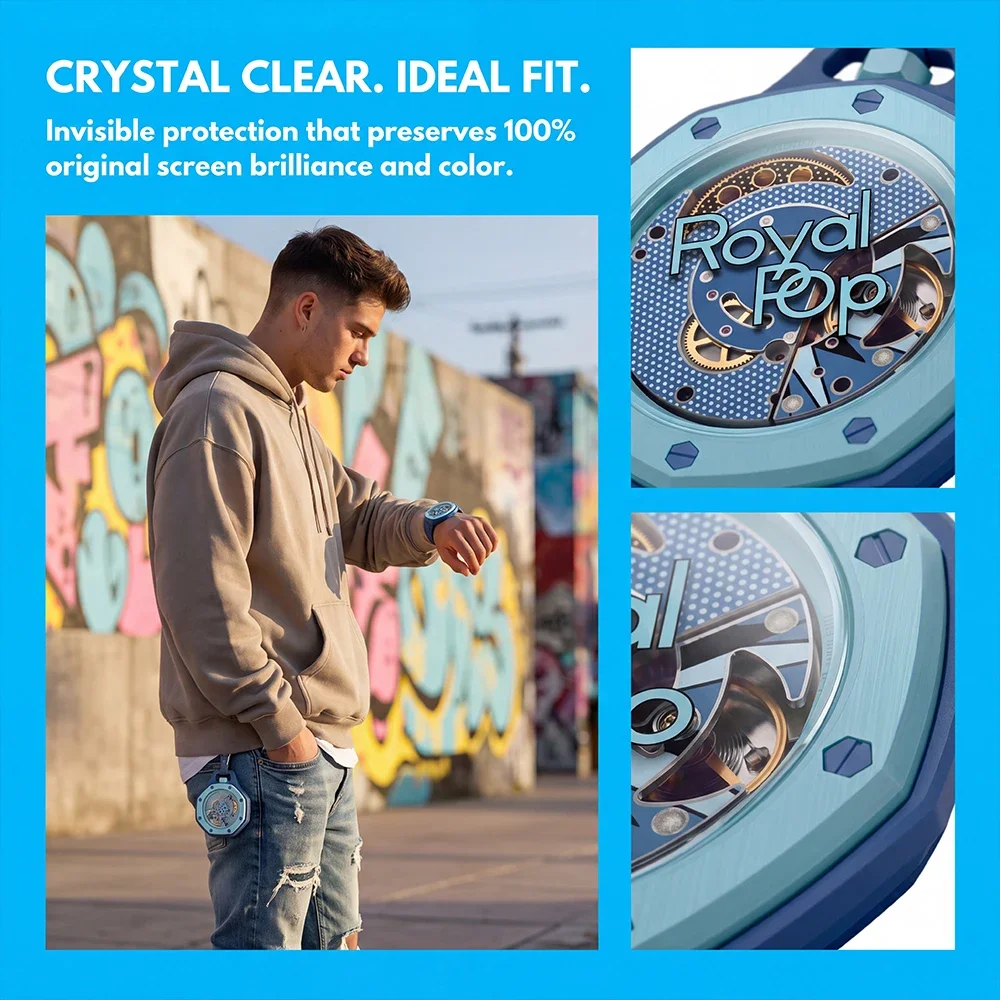 Swatch X AP Royal Pop 포켓 시계용 강 - Smartwatch Screen Film 리뷰 및 가격