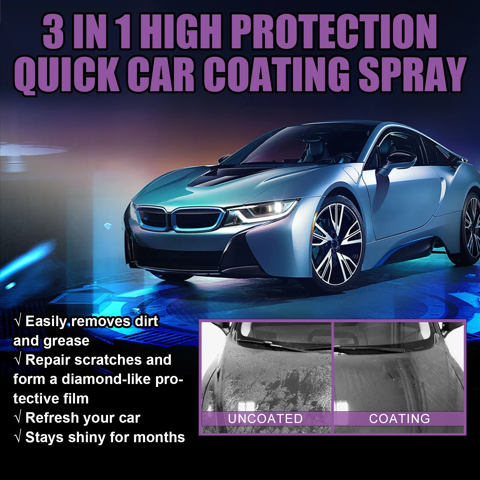 100ML 3 in 1 자동차 세라믹 나노 코팅액 나노 - Nano Liquid Coating 리뷰 및 가격